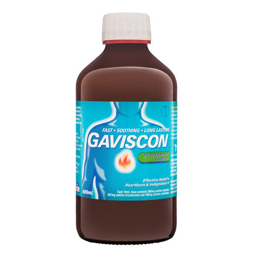 Gaviscon Peppermint Liquid 600 ml