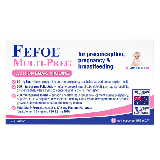 Fefol Multi-Preg 60 capsules
