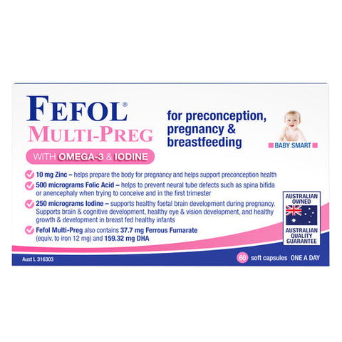 Fefol Multi-Preg 60 capsules