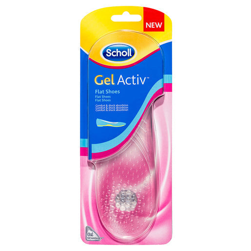 Scholl GelActiv Insoles for Women Flat Shoes 1 pair