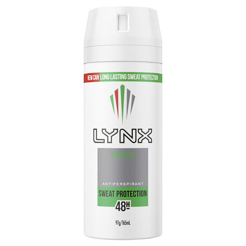 Lynx Antiperspirant Aerosol Africa 165 ml