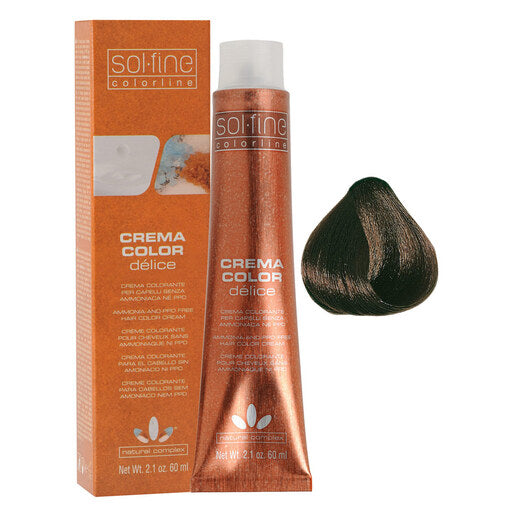 Solfine Crema Colour Délice 5 Light Chestnut 60 ml