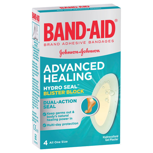 BAND-AID Advanced Healing Adhesive Bandages, Blister Block 4 pack