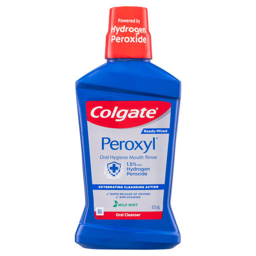 Colgate Peroxyl Oral Hygiene Mouth Rinse Mouthwash 473 ml