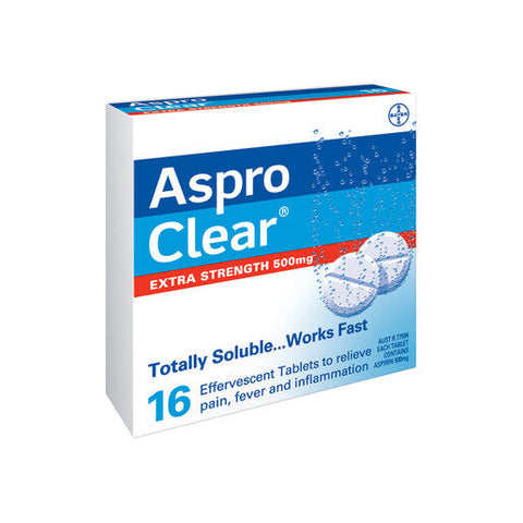 Aspro Clear Extra Strength 16 tablets