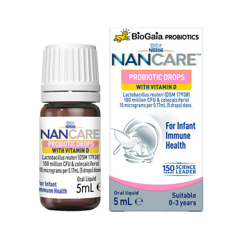 Nestle NAN CARE Probiotic Drops With Vitamin D For Infant Immune Health 5 ml