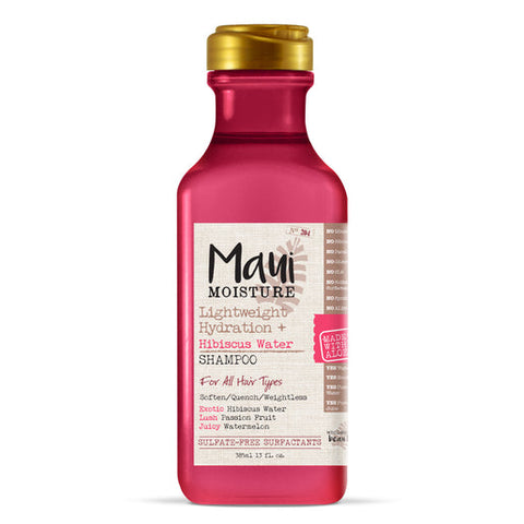 Maui Moisture Lightweight Hydration + Hibiscus Water Shampoo 385 ml