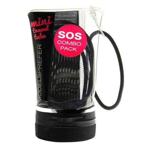 Models Prefer SOS Combo Pack Mini Travel Tube in Black 25 pack
