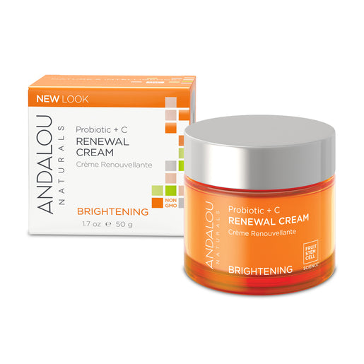 Andalou Naturals Brightening Probiotic + C Renewal Cream 50 g