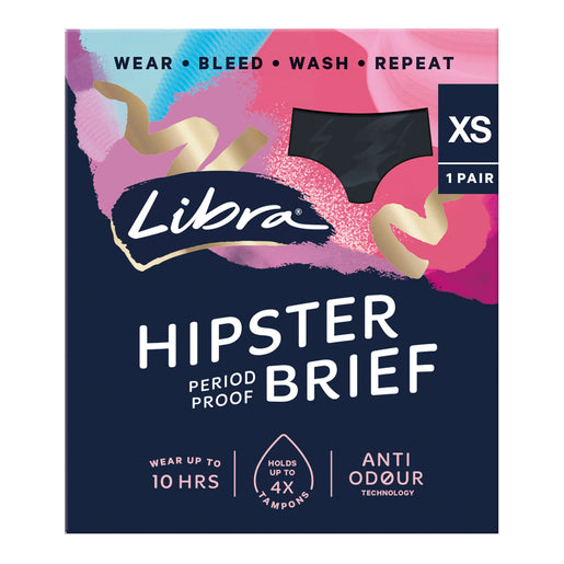 Libra Reusable Hipster Brief Extra Small 1 pair