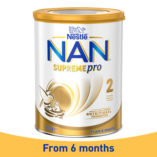 Nestle NAN SUPREMEpro 2 Premium Baby Follow-on Formula Powder, From 6 to 12 Months 800 g