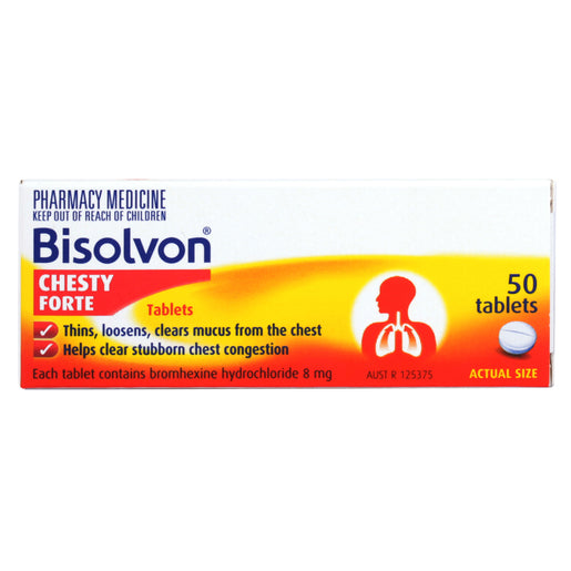 BISOLVON Chesty Forte 50 tablets