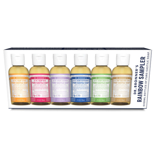 DR. BRONNER'S Rainbow Sampler 59mL 6 pack