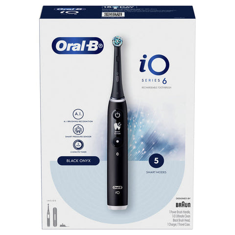 Oral-B iO 6 Series Black Onyx Electric Toothbrush 1 ea