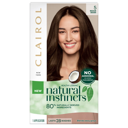 Clairol Natural Instincts 5 Medium Brown 1 pack