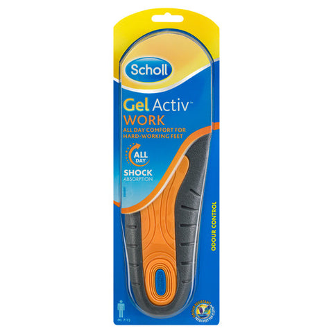 Scholl GelActiv Insoles for Men Work 1 pair