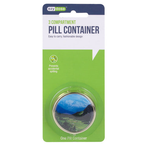 Ezy Dose Round Fashion Pill Case 1 ea