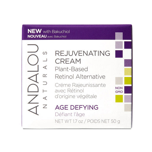 Andalou Naturals Age Defying Rejuvenating Plant-Based Retinol Alternative Cream 50 g