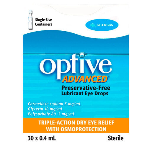Optive Optive Advanced® Lubricant Eye Drops 30 X 0.4 ml