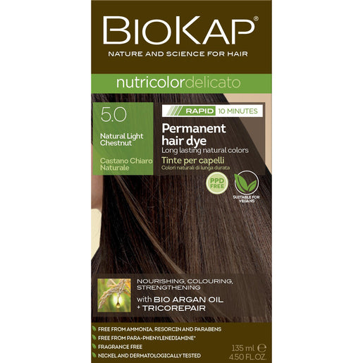 BioKap Nutricolor Delicato Rapid 5.0 Natural Light Chestnut 135 ml