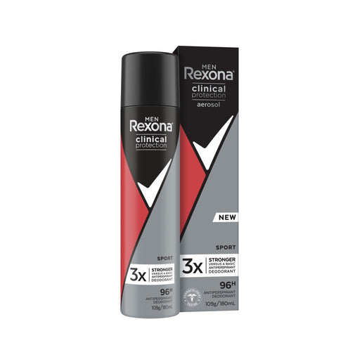 Rexona Men Clinical Protection Antiperspirant Deodorant Sport 180 ml