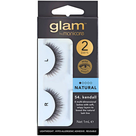 Glam by Manicare Glam Lash Natural Mink effect 54 Kendall 2 pairs