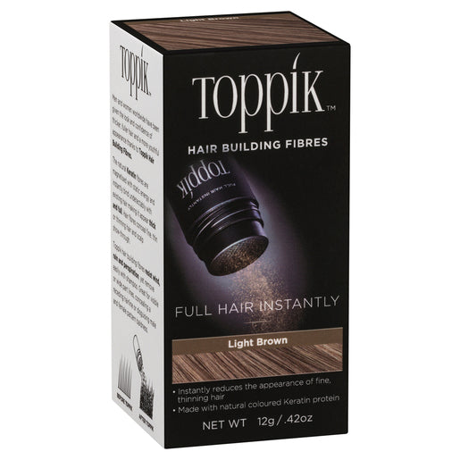 Toppik Hair Building Fibres Light Brown 12 g