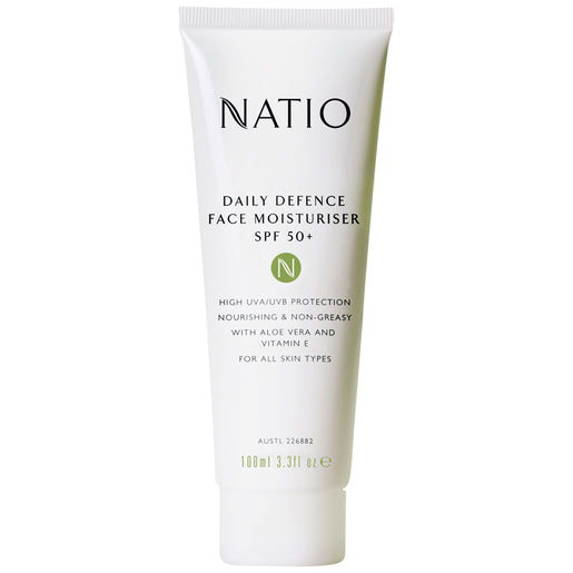 Natio Daily Defence Face Moisturiser SPF 50+ 100 ml