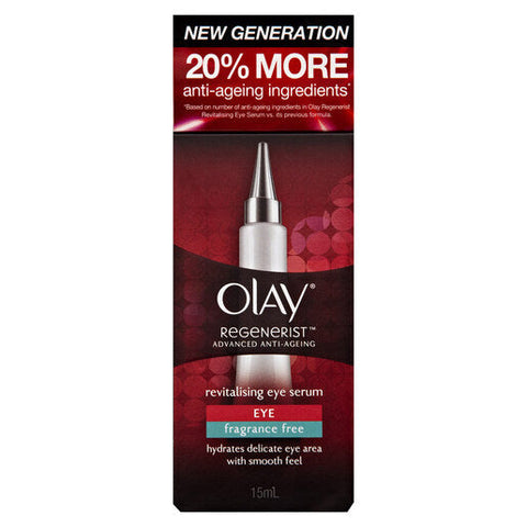 Olay Regenerist Anti-Ageing Fragrance Free Revitalising Eye Serum 15 ml