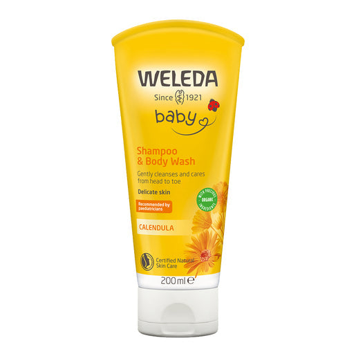 Weleda Calendula Shampoo and Body Wash 200 ml