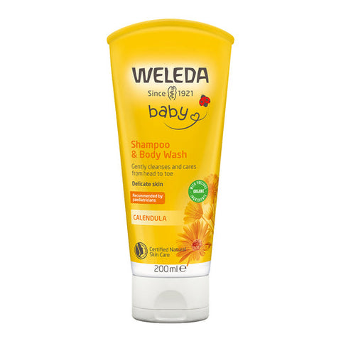 Weleda Calendula Shampoo and Body Wash 200 ml