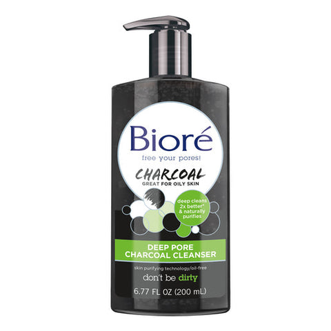 Biore Deep Pore Charcoal Cleanser 200 ml