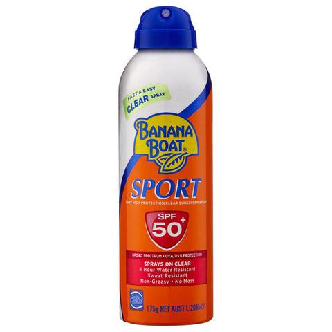 Banana Boat Sport SPF 50+ Clear Spray Sunscreen 175 g