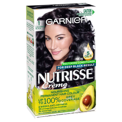 Garnier Nutrisse 1 Liquorice Black 1 pack