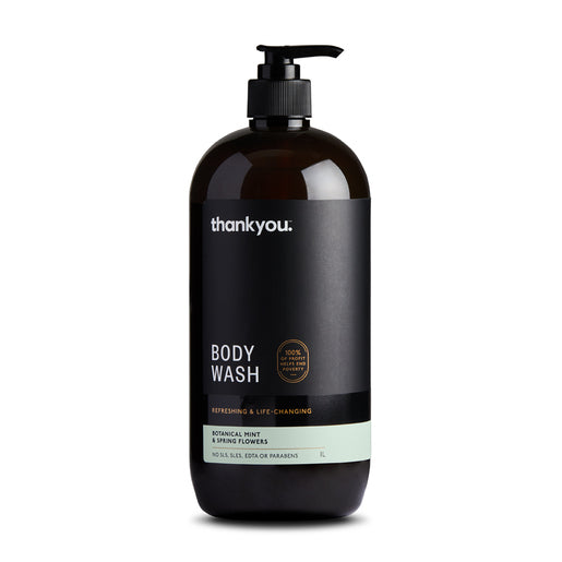 Thankyou Botanical Mint & Spring Flowers Body Wash 1 litre