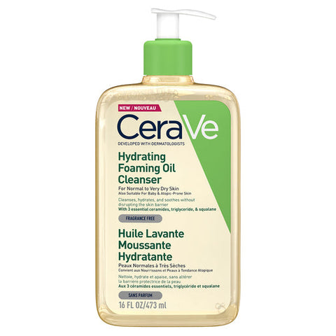 CeraVe Hydrating Foaming Oil Cleanser 473 ml