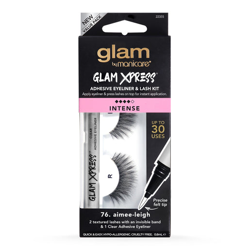 Glam by Manicare Glam Xpress Clear Adhesive Eyeliner & Lash Kit Aimee-Leigh 1 kit