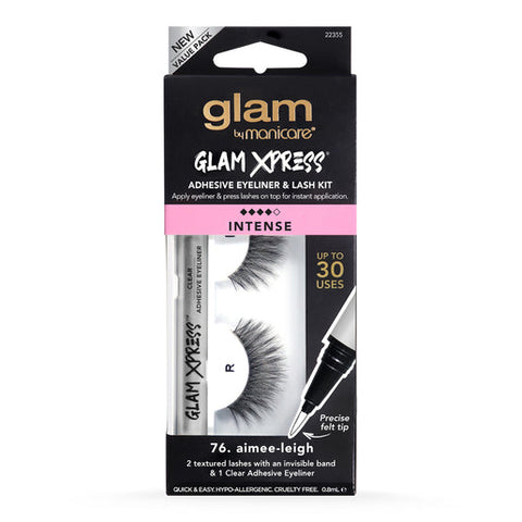 Glam by Manicare Glam Xpress Clear Adhesive Eyeliner & Lash Kit Aimee-Leigh 1 kit
