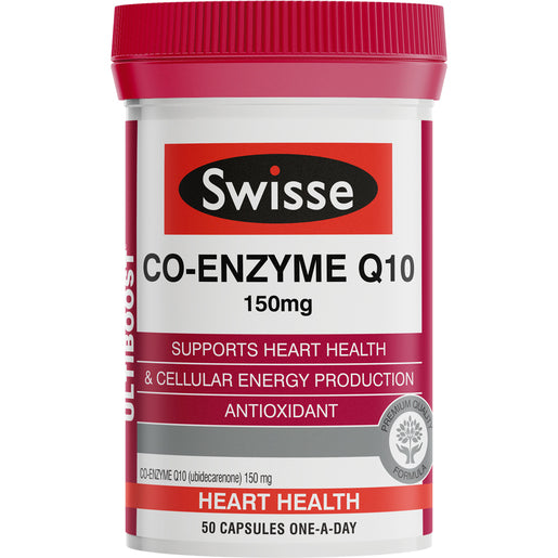 Swisse Ultiboost Co-Enzyme Q10 150mg 50 capsules