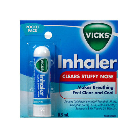 Vicks Nasal Decongestant Inhaler 0.5 ml