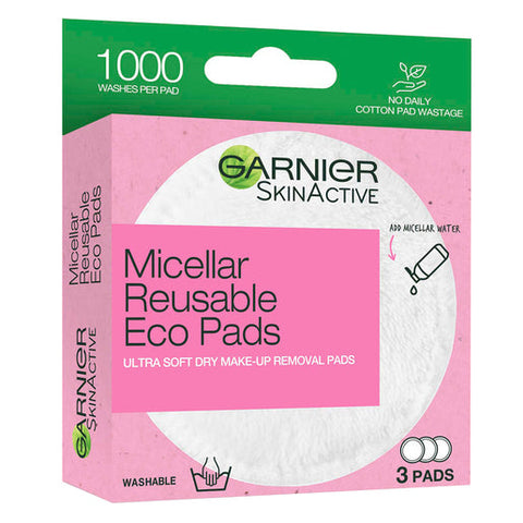 Garnier Micellar Reusable Eco Pads 3 pack
