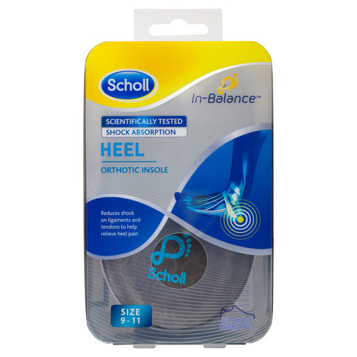 Scholl In-Balance Heel & Ankle Orthotic Insole Large 1 pair