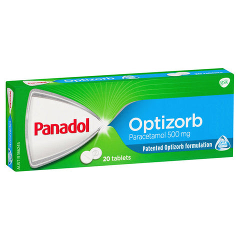 Panadol Optizorb 500mg 20 tablets