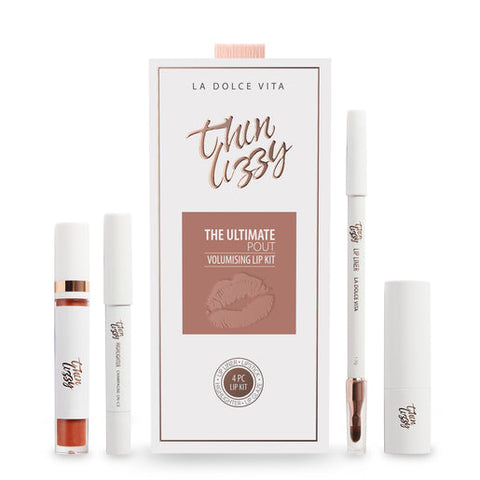 Thin Lizzy The Ultimate Pout Volumising Lip Kit Dolce Vita 4 piece