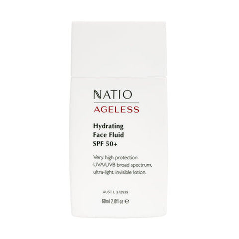 Natio Ageless Hydrating Face Fluid SPF 50+ 60 ml