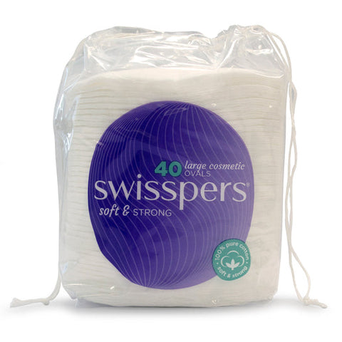 Swisspers Large Cosmetic Ovals 40 pack