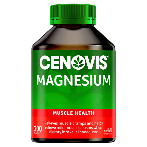 Cenovis Magnesium Muscle Health Supplement 200 tablets