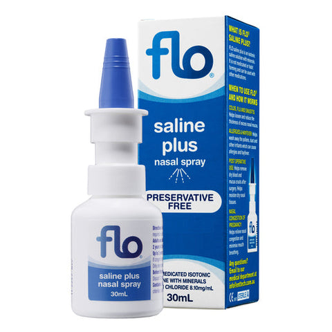 Flo Saline Plus Nasal Spray 30 ml