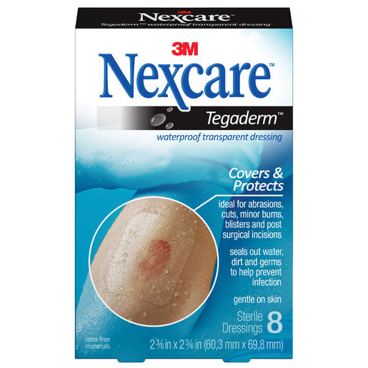 NEXCARE Tegaderm™ Transparent Dressings Small 8 pack
