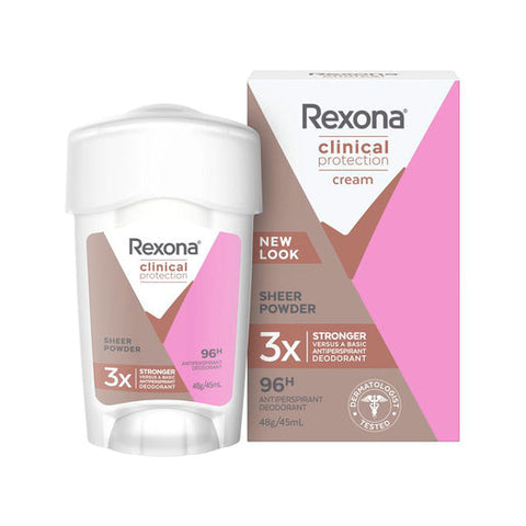 Rexona Clinical Protection Antiperspirant Deodorant Sheer Powder 45 ml